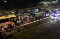 Sukob navijača i policije, Foto: Pixsell/PIXSELL