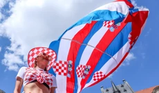 Hrvatska navijačica u Leipzigu, Foto: Sanjin Strukić/PIXSELL