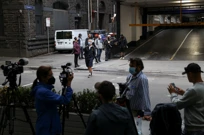 Australski novinari pred uredima Đokovićevog pravnog tima, Foto: Loren Elliott/REUTERS