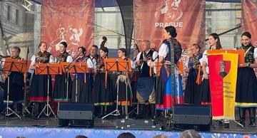Nastup Tamburice Vorištan na Festivalu folklora u Pragu