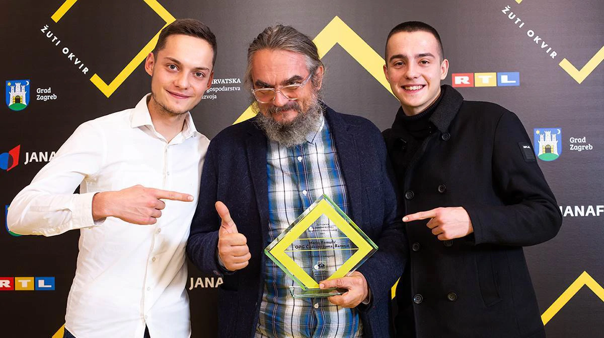 Mario Romulić sa sinovima, Foto: Dražen Kokorić/Story.hr/Radio Osijek