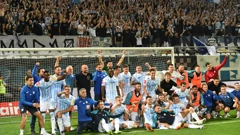 Slavlje igrača Rijeke nakon pobjede