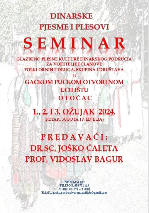 Seminar dinarske zone