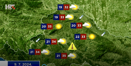 Vremenska prognoza, Foto: Dnevnik/HRT