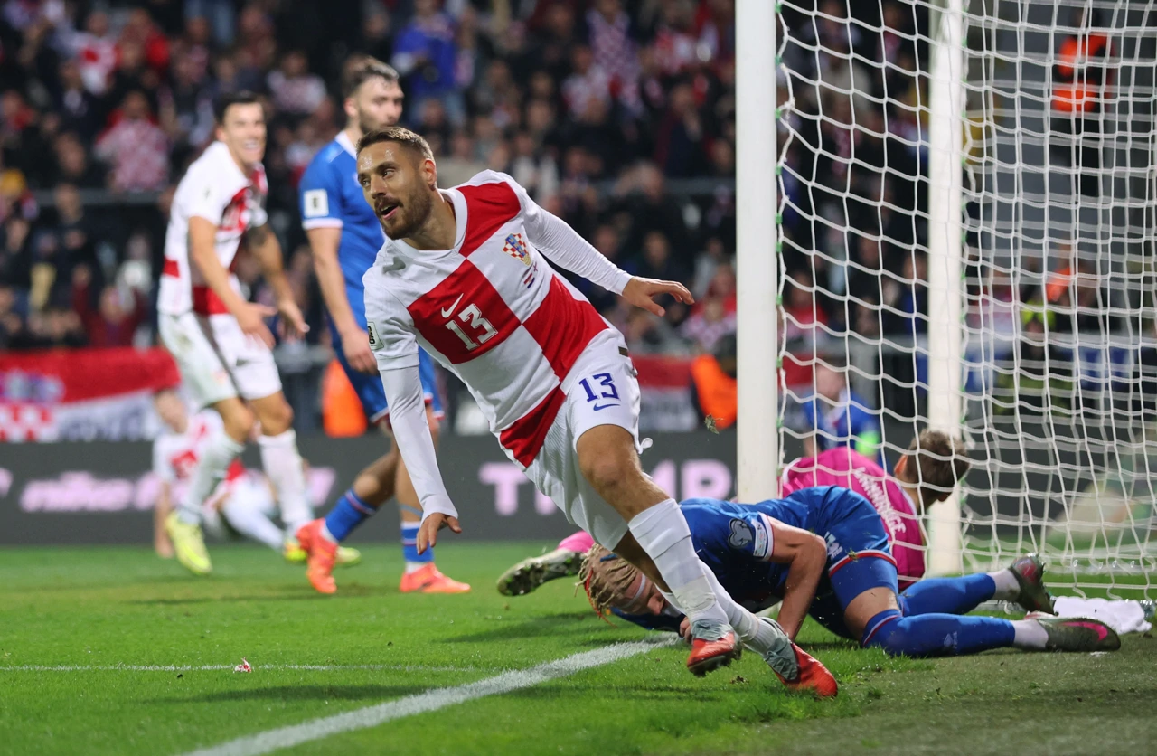 Nikola Vlašić u slavlju, Foto: Antonio Bronic/REUTERS