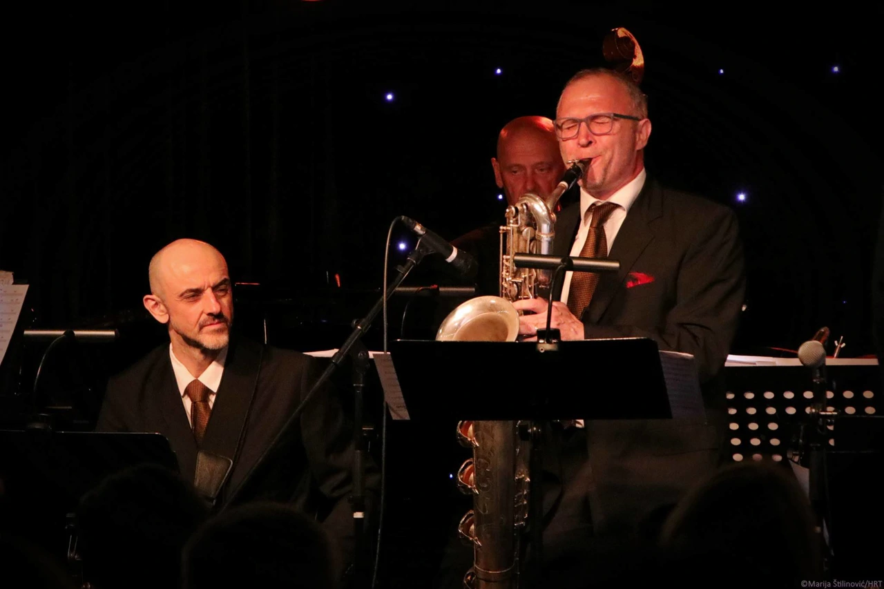 Damir Horvat, bariton saksofon , Foto: Marija Štilinović/HRT