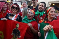 Portugalski navijači u Dohi, Foto: Bernadett Szabo/REUTERS