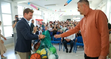 Župan Bilaver u školi u Pridrazi