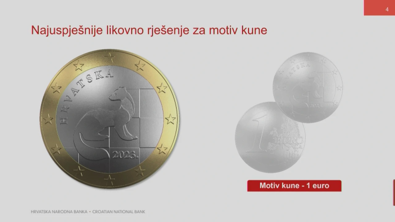Kovanica eura, Foto: HTV/HRT