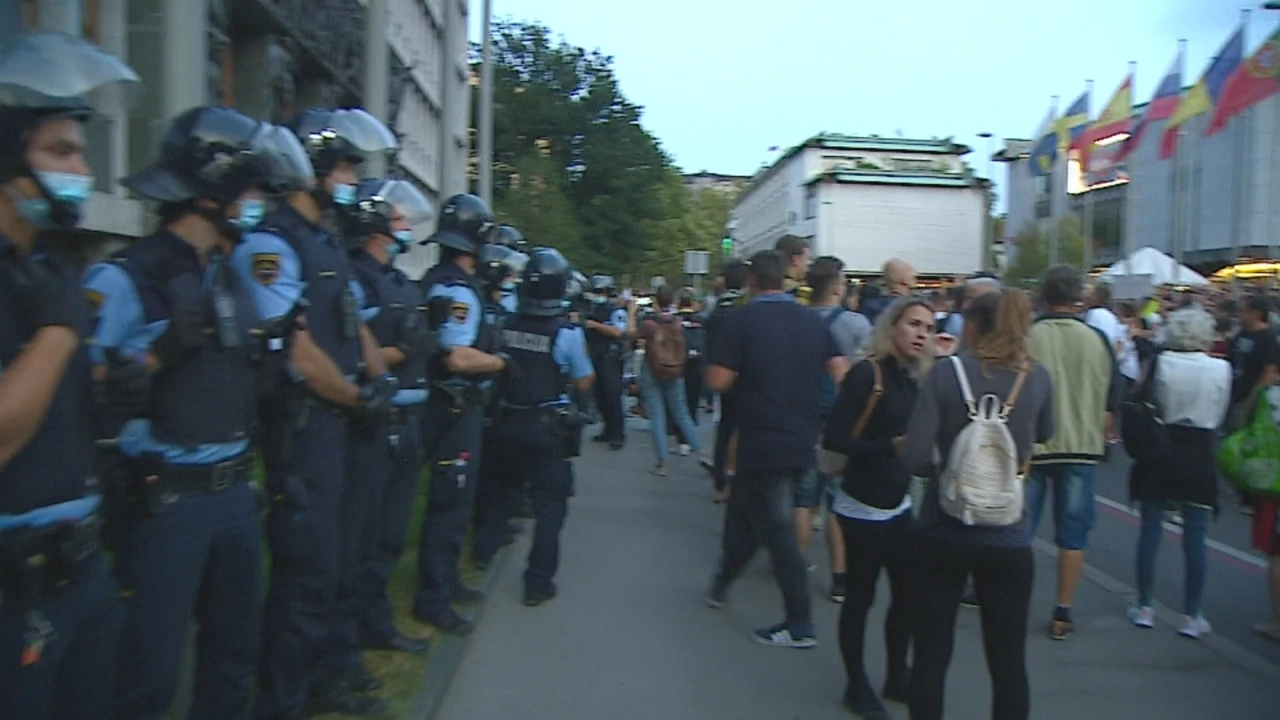 Prosvjed u Ljubljani, Foto: RTVSLO/RTVSLO