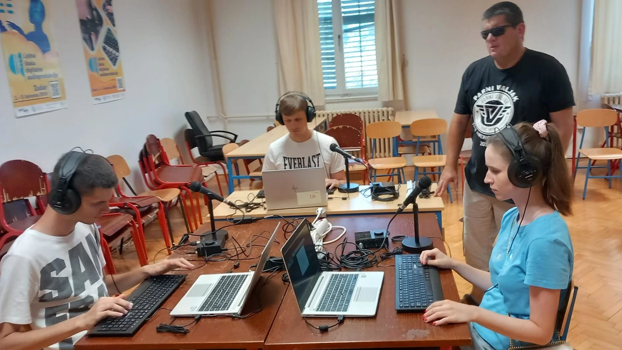 Radionica za slijepe i slabovidne, Foto: V. Šetka/HRT Radio Zadar