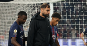 Noham Kamara i Willian Pacho s Gianluigije Donnarummom 