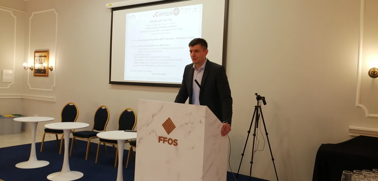 predsjednik osječke podružnice HKD-a Napredak, Boris Crnković, Foto: HRT/Radio Osijek