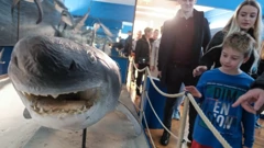 Bijela psina u zagrebačkom prirodoslovnom muzeju 