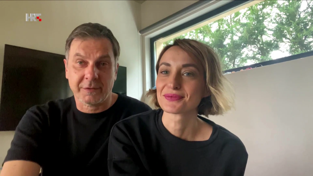 Boris T.Matić i Lana Matić, "Oktavijan" za manjinsku produkciju , Foto: Posebni dodaci/HTV/HRT