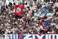 Navijači Hajduka na utakmici protiv Lokomotive, Foto: Vojko Basic/CROPIX