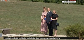 Obilježena 30. godišnjica pogibije Gordana Lederera, Foto: HTV/HRT