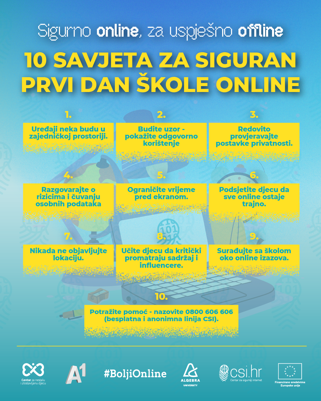10 savjeta za prvi dan škole