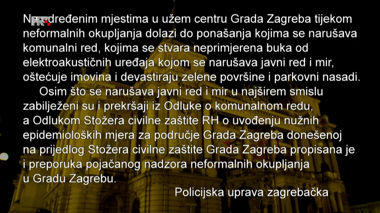 Priopćenje policije