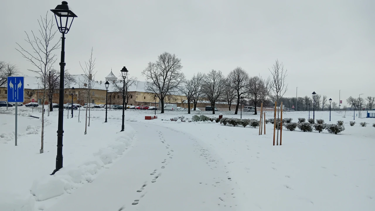 Osijek pod snijegom, Foto: Radio Osijek/HRT