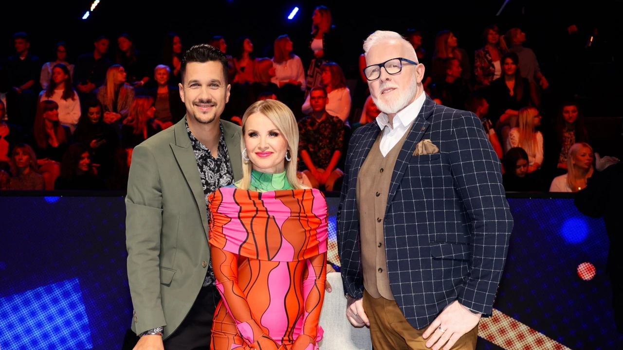 Marko Tolja, Danijela Martinović i Mario Lipovšek Battifiaca, Foto: Dario Njavro/HRT