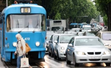 Zagreb: Ogromne prometne gužve u gradu zbog pada skele u Klaićevoj ulici, Foto: Goran Stanzl /PIXSELL 