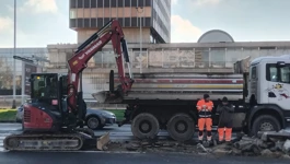 Radovi na privremenoj regulaciji