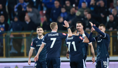 Gorica - Dinamo, slavlje nakon pogotka Belje, Foto: Slavko Midzor/PIXSELL