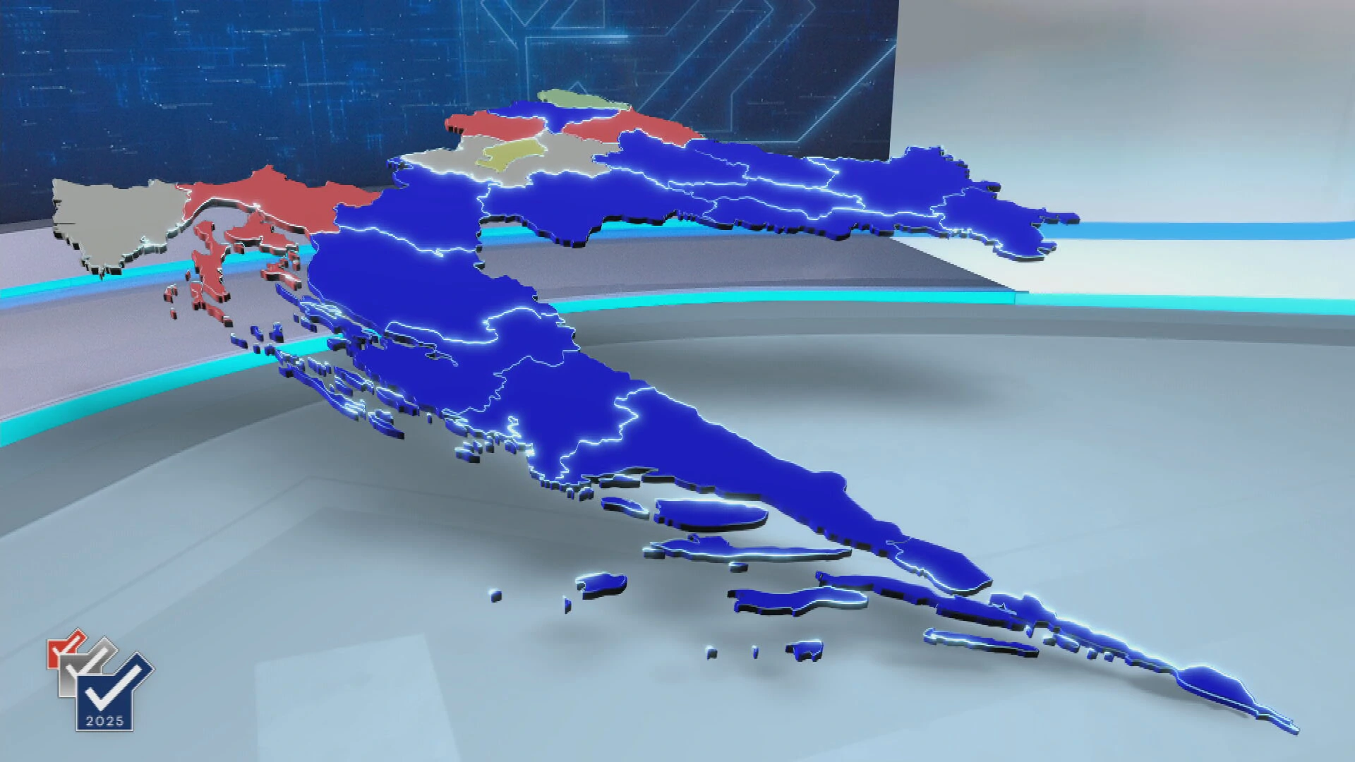 Drugi krug lokalnih izbora 2025., županije