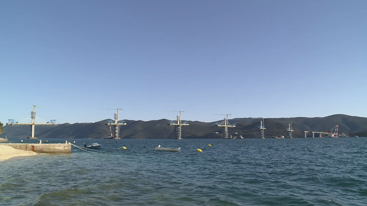 Pelješki most, Foto: Pero štrbe/HRT