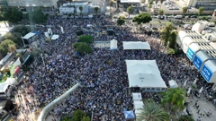 Okupljeni na "Trgu talaca" u Tel Avivu, Foto: Matanya Tausig/REUTERS