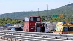 Sudar dva autobusa na A1 , Foto: Ivana Ivanovic /PIXSELL