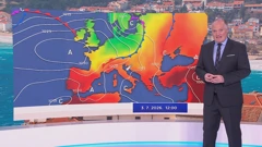 Vremenska prognoza, Foto: HTV/HRT