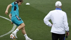 Luka Modrić na treningu Real Madrida