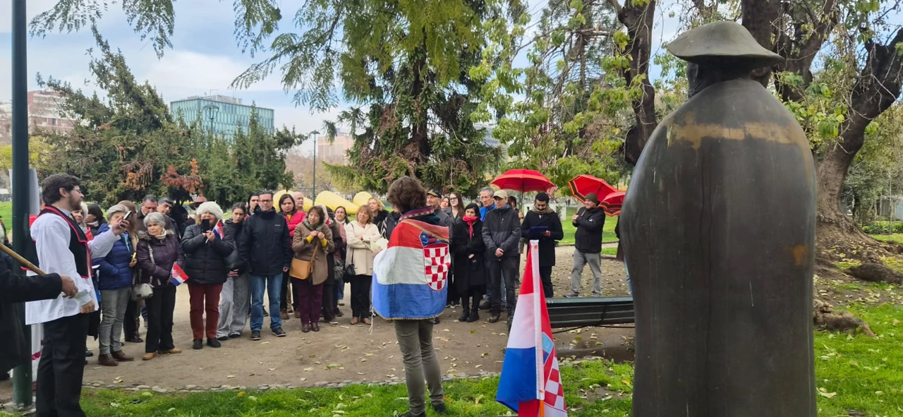 La Judita de Marulić en el centro de Santiago, Foto: Matija Jerković//