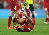 Aleksandar Mitrović u očaju nakon ispadanja s SP-a, Foto: Carl Recine/REUTERS