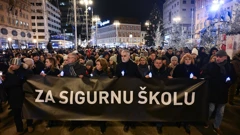 Kolona mirnog mimohoda Za sigurnu školu 