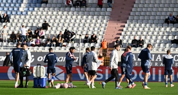 Zagrijavanje igrača prije utakmice