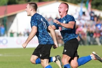 Slavlje nakon gola Banjola, Foto: Goran Sebelic/CROPIX