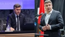 Premierminister Plenković und Präsident Milanović 