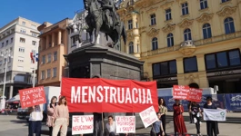 Performans na Trgu bana Jelačića