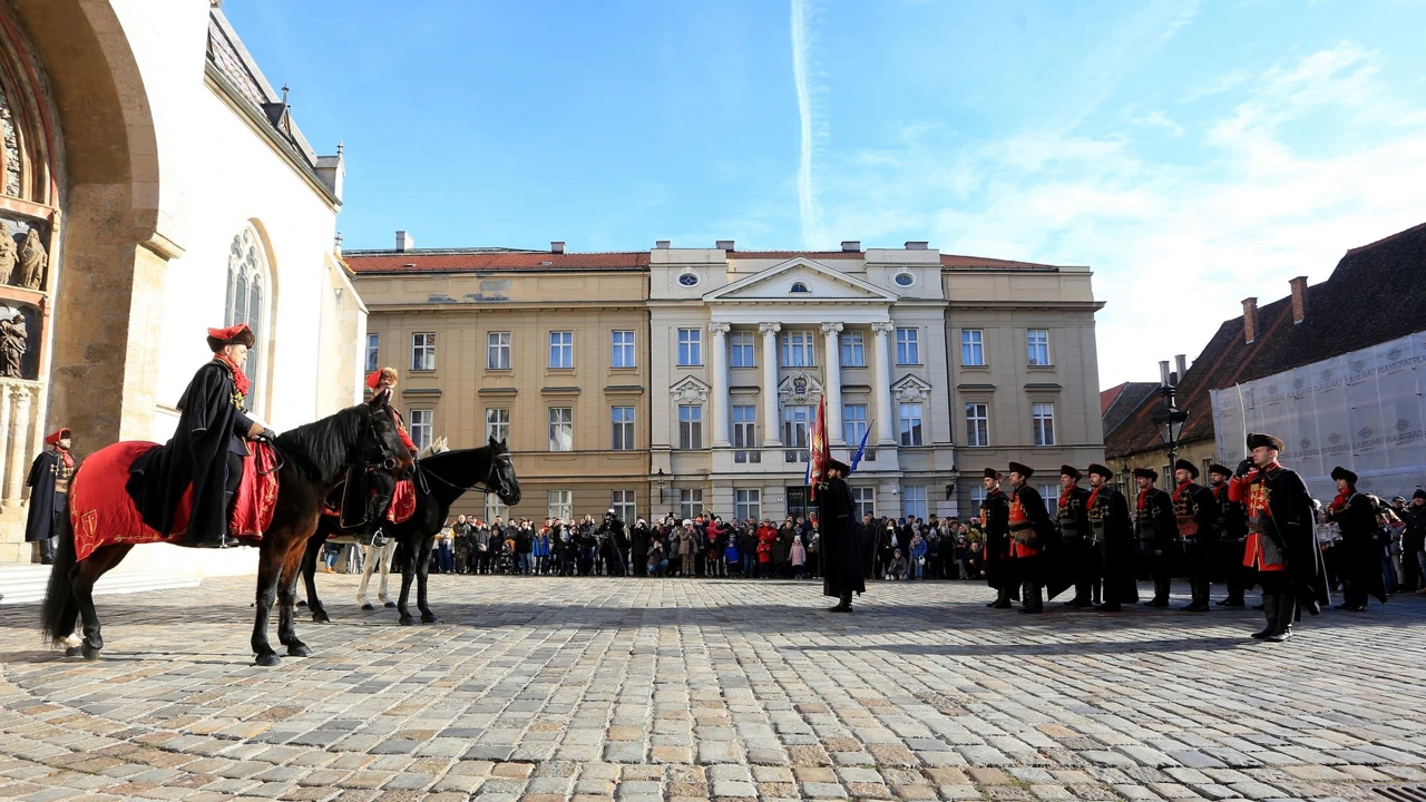 Changing of the guard on Saint Mark’s Square (Photo: Marko Prpic/PIXSELL)