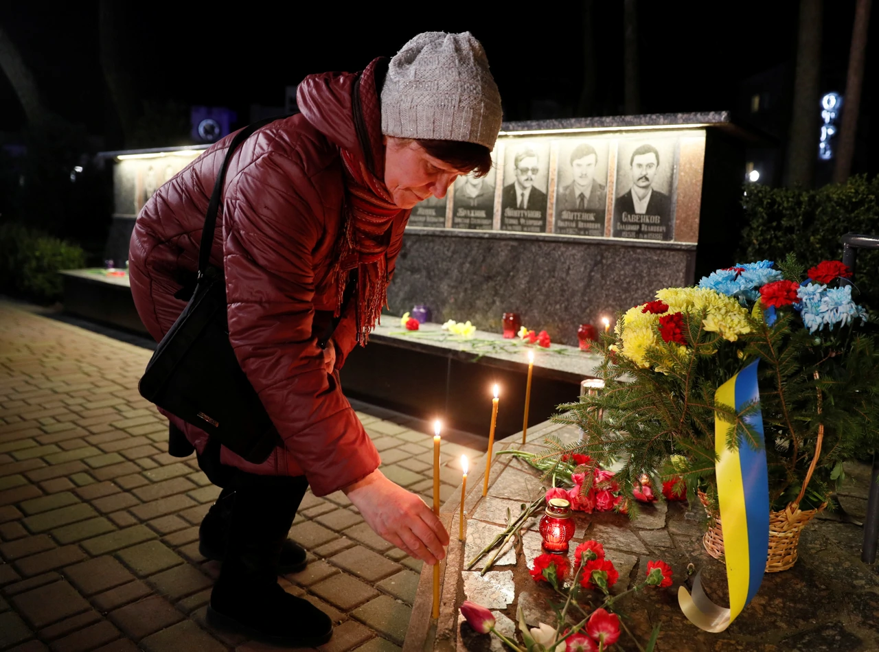 Sjećanje na poginule vatrogasce i radnike elektrane, Foto: Gleb Garanich/Reuters