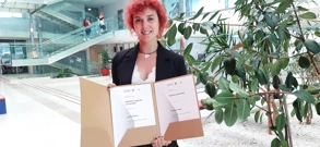 Lucija Tomac, dobitnica rektorove nagrade za izvrsnost, Foto: Neva Funčić/Radio Rijeka