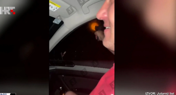 Pucanje Dabre iz automobila