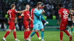 Igrači Eintracht Frankfurta nakon pobjede nad Sportingom