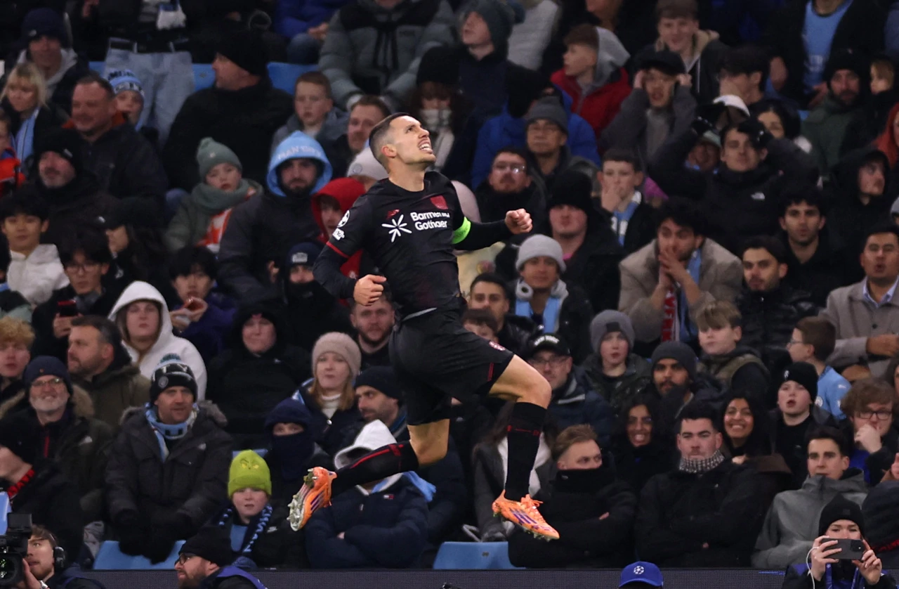 Grimaldo nakon pogotka Cityju