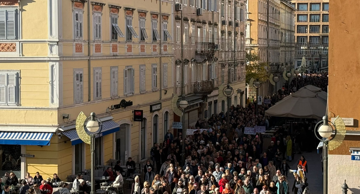 Prosvjedni marš Ujedinjeni protiv fašizma u Rijeci