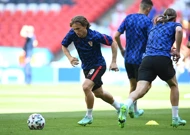 Luka Modrić uoči ogleda s Englezima, Foto: Andy Rain/Pool via REUTERS