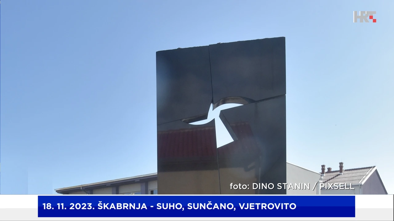vremenska prognoza za 18. 11. 2023. za Škabrnju